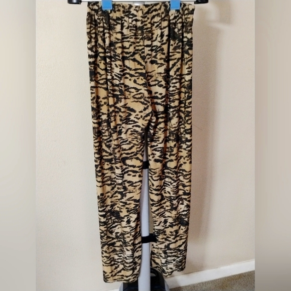 Gatos Animal Print Wide Leg Pants – Size G/ L – Boho Y2K Vibes - Picture 4 of 9